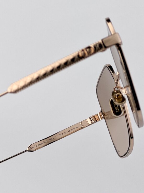Dior DIORCANNAGE S1U Sunglasses – Pink Mirror Oversized Square D0L6 main image 5